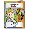 When to Call 911 w/ Learning Bee Coloring Book